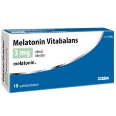 MELATONIN VITABALANS tabletti 3 mg 10 fol