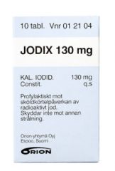 JODIX 130 mg tabl 10 kpl