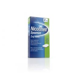 NICOTINELL SPEARMINT 2 mg lääkepurukumi 24 fol